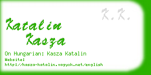 katalin kasza business card